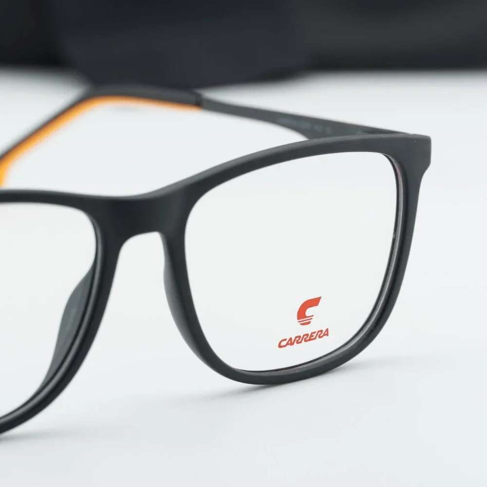 Carrera Junior CARRERA2045T 08LZ 00 Square Eyeglasses 52mm - Black/Orange